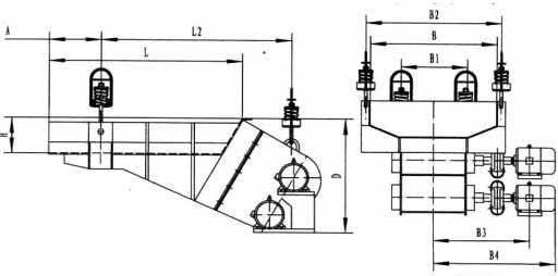 電機(jī)振動給料機(jī)外形尺寸